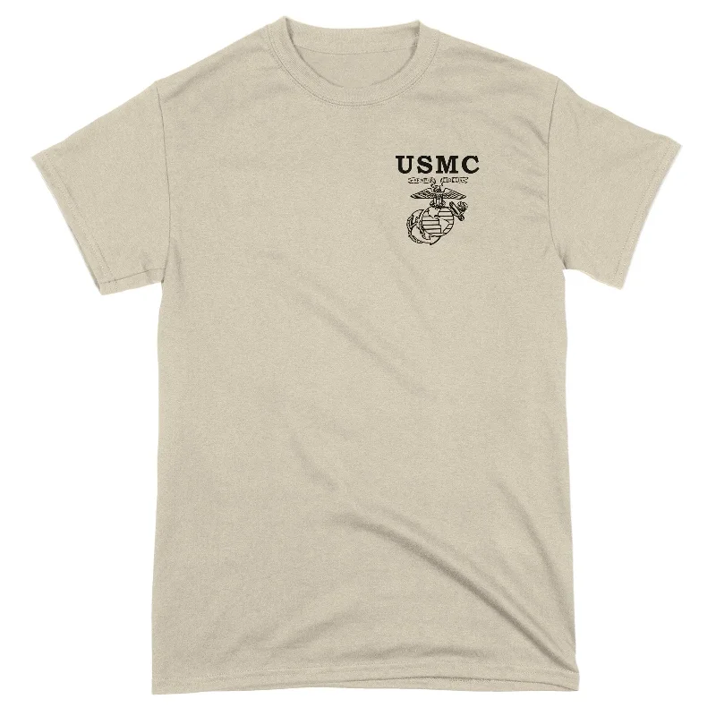 Online Deal Marines Old School Heritage Sand Tee