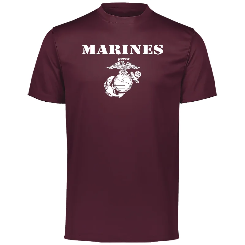Weekend Wonders Await! Maroon Vintage Marines Performance Tee