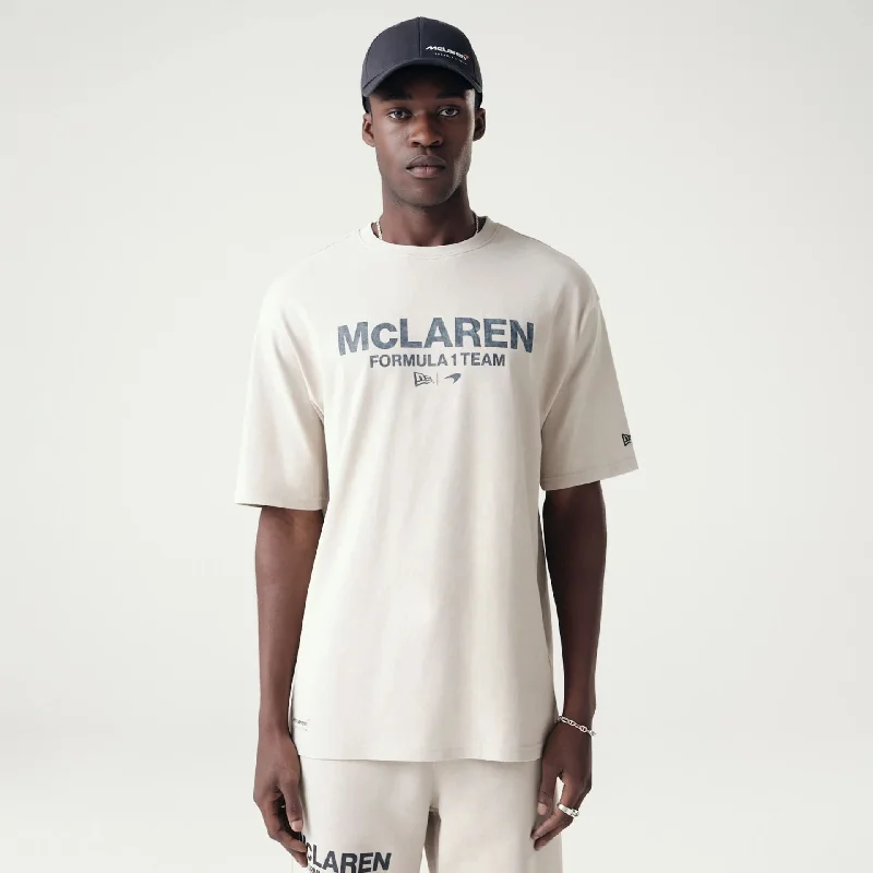 McLaren Racing Washed Pack Cream Oversized T-Shirt