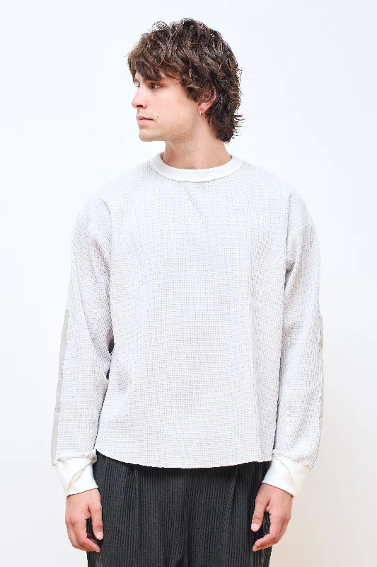 SOLOTEX Waffle L/S Tee Taupe