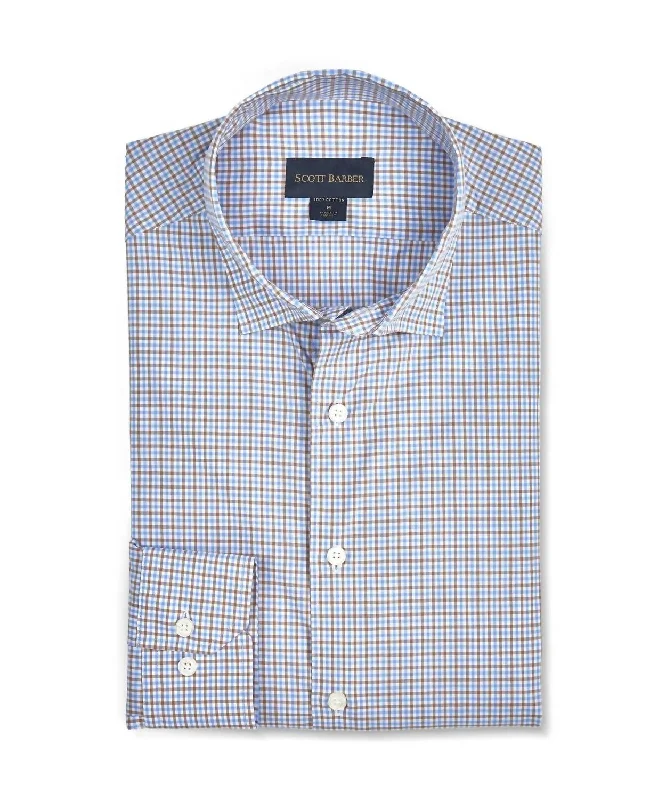 Men Tattersail Shirt In Blue