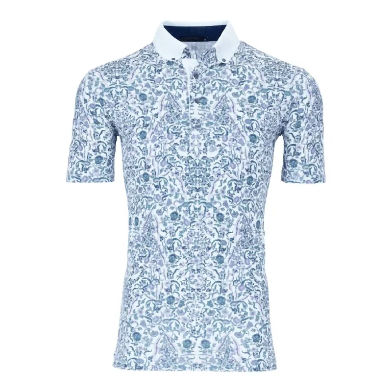 Weekend Discounts to Snag Men's Herbarium Polo Shirt In Calla