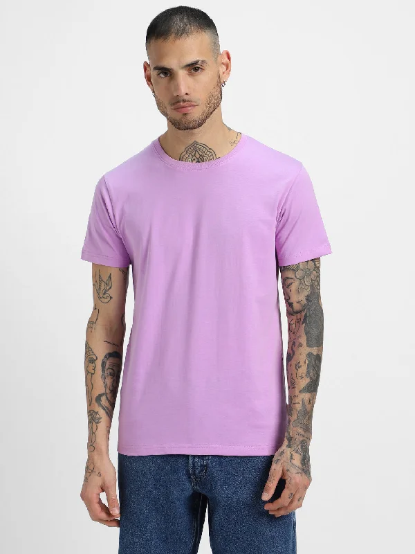 Year-End Clearance Lilac Plain Men's Tshirt