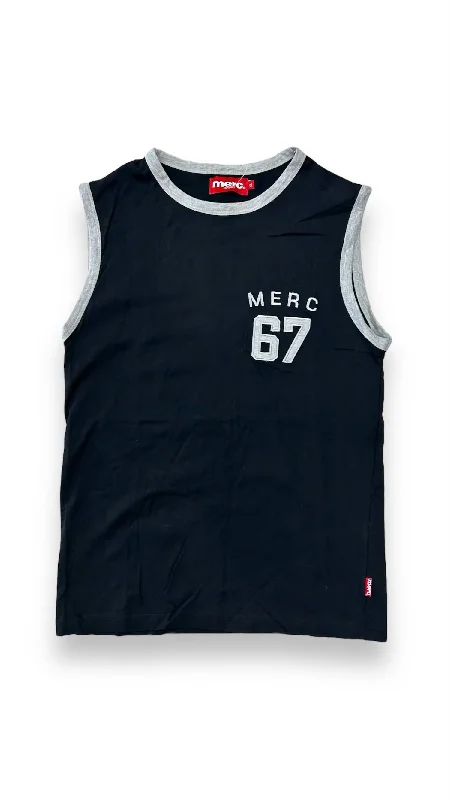 Time-Sensitive Men's Tank Top In Black