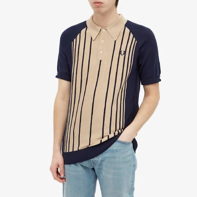 Year-End Sale Men's Twin Tipped Polo Shirt In Carbon Blue