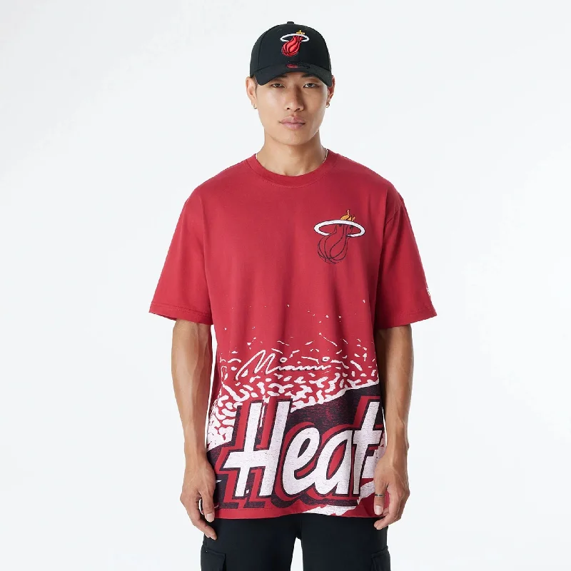 Miami Heat Sport Classic Dark Red T-Shirt