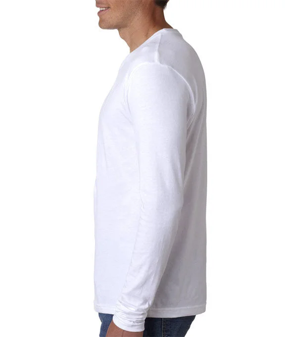 Discount Mania N3601 - Next Level Mens Premium Fitted Long Sleeve Crew Neck T-Shirt
