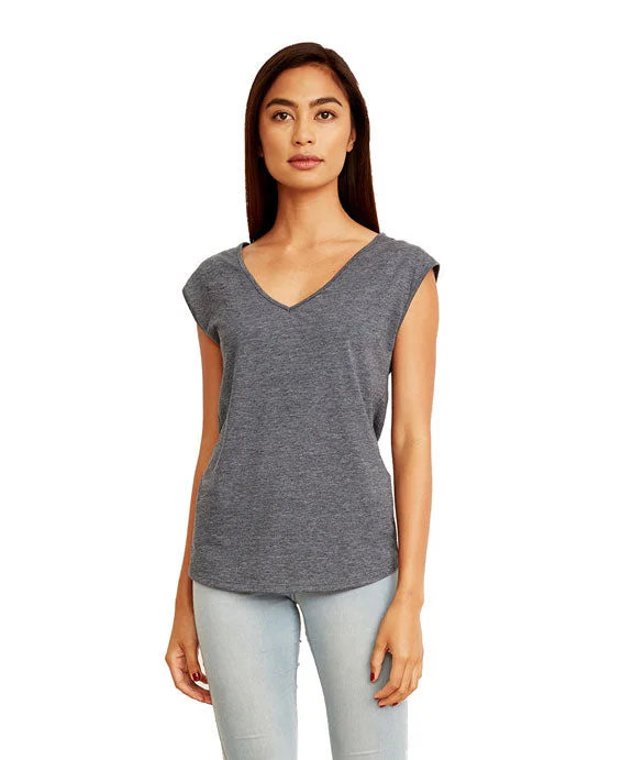 The Best Prices N5040 - Next Level Ladies Festival Sleeveless V-Neck Tee