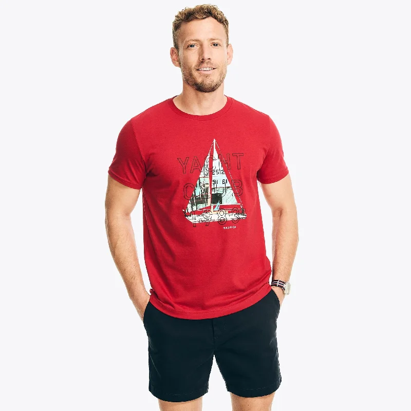 Nautica Mens Yacht Club Graphic T-Shirt