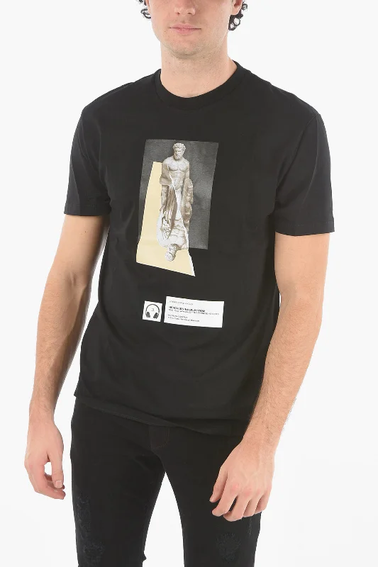 Neil Barrett Cotton HERCULES IN REFLECTION Printed T-Shirt