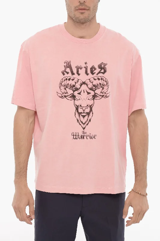 Neil Barrett Printed ARIES THE WARRIOR Crew-neck T-Shirt