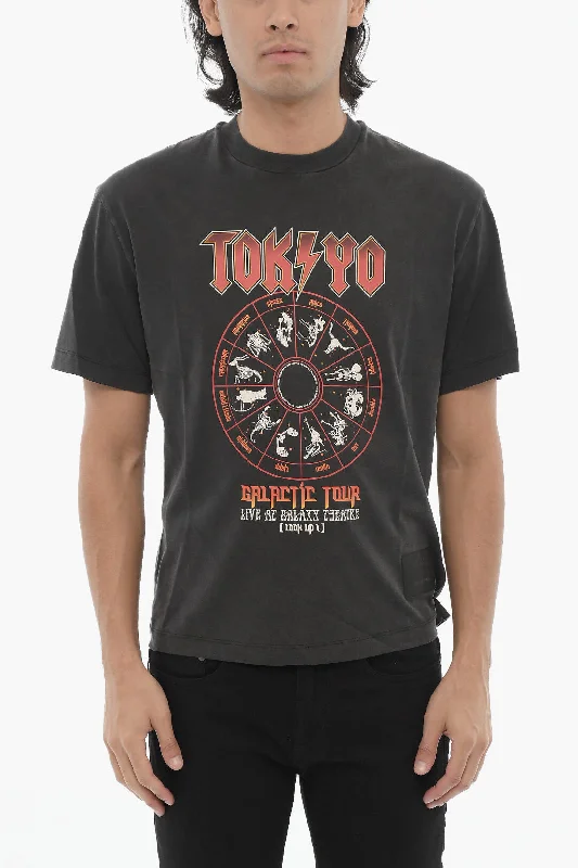 Neil Barrett Printed TOKYO GALACTIC TOUR Crew-neck T-Shirt