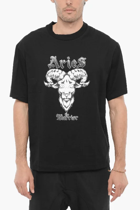 Neil Barrett Slim Fit ARIES THE WARRIAR Crew-neck T-shirt