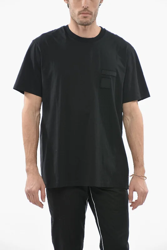 Neil Barrett Slim Fit MEMORY OF ARMY Crew-Neck T-shirt with Patches