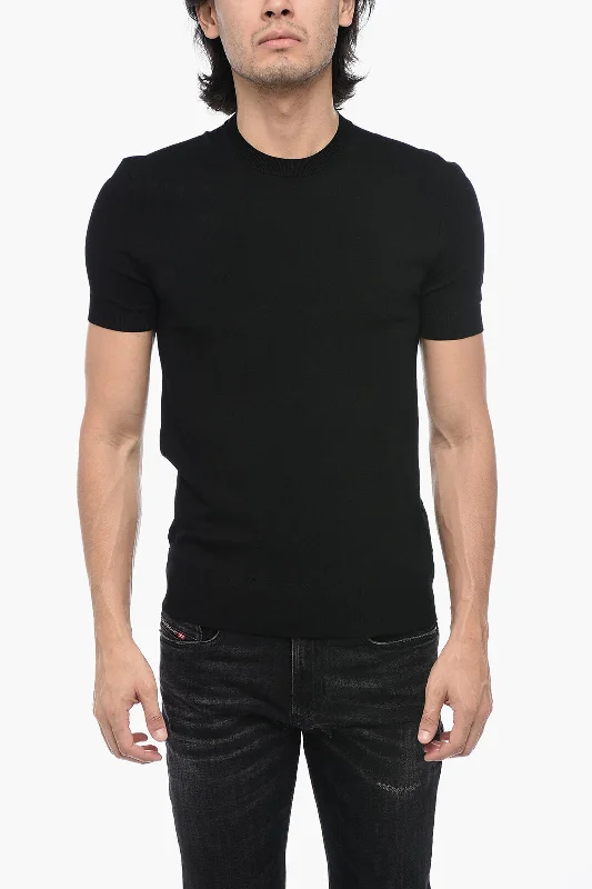 Neil Barrett Slim Fit Solid Color Crew-Neck T-shirt