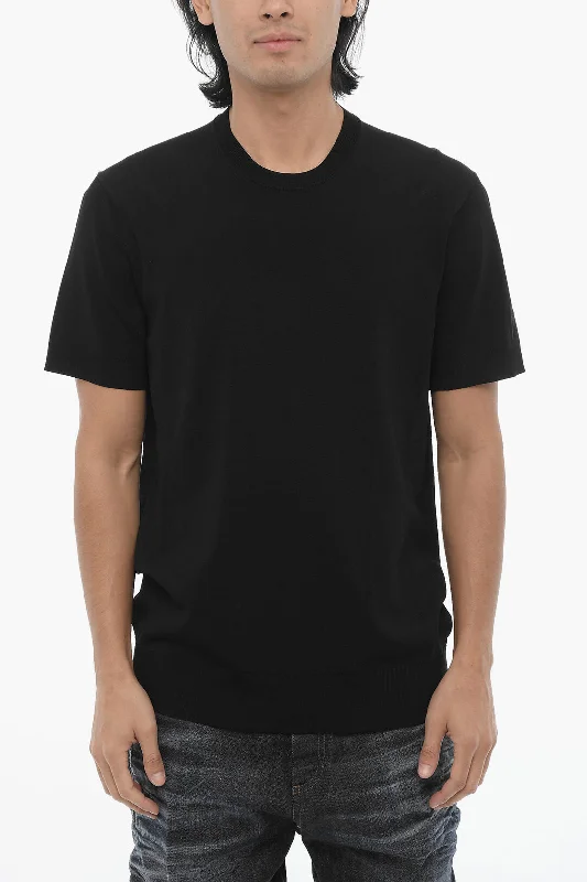 Neil Barrett Technical Fabric Slim Fit Crew-neck T-Shirt