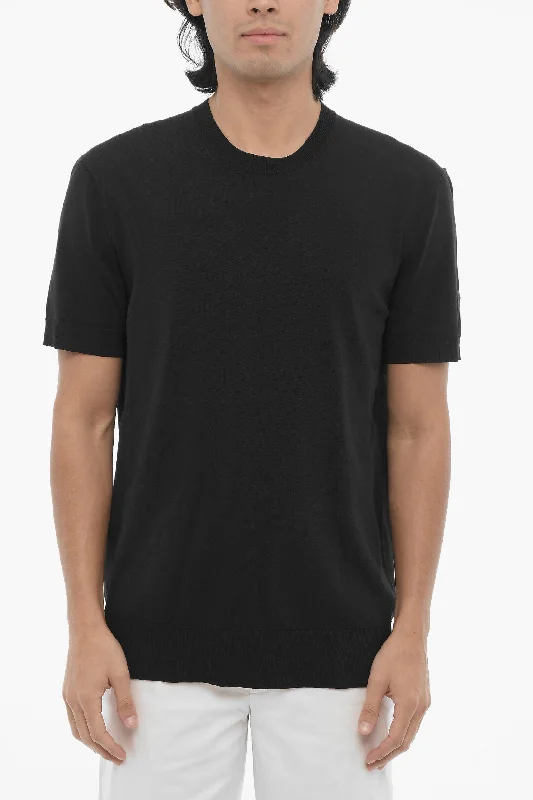 Neil Barrett Technical Fabric Slim Fit Crew-neck T-Shirt