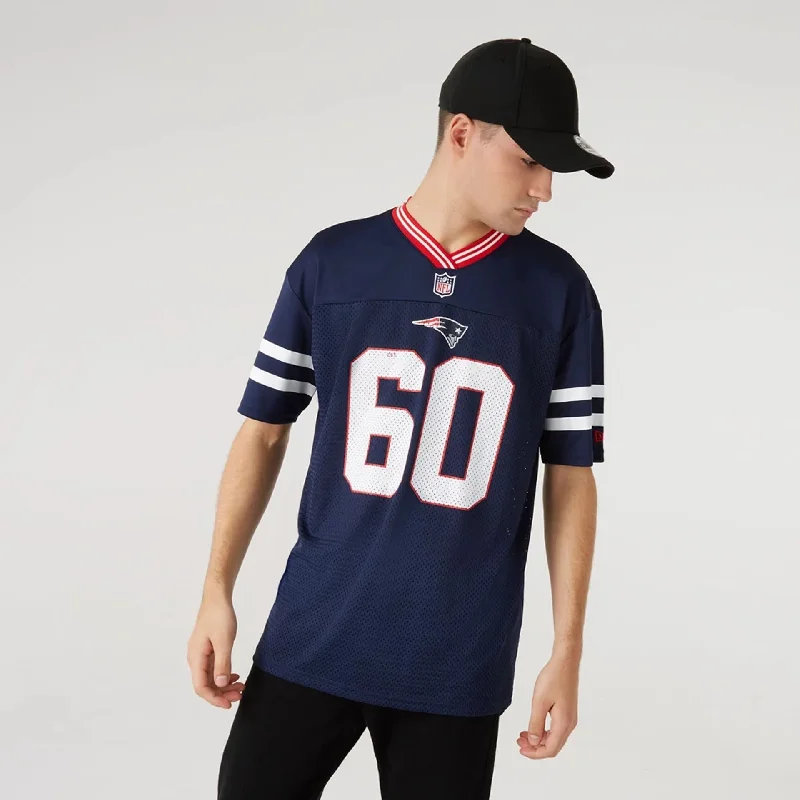 New England Patriots NFL Dark Blue Mesh T-Shirt