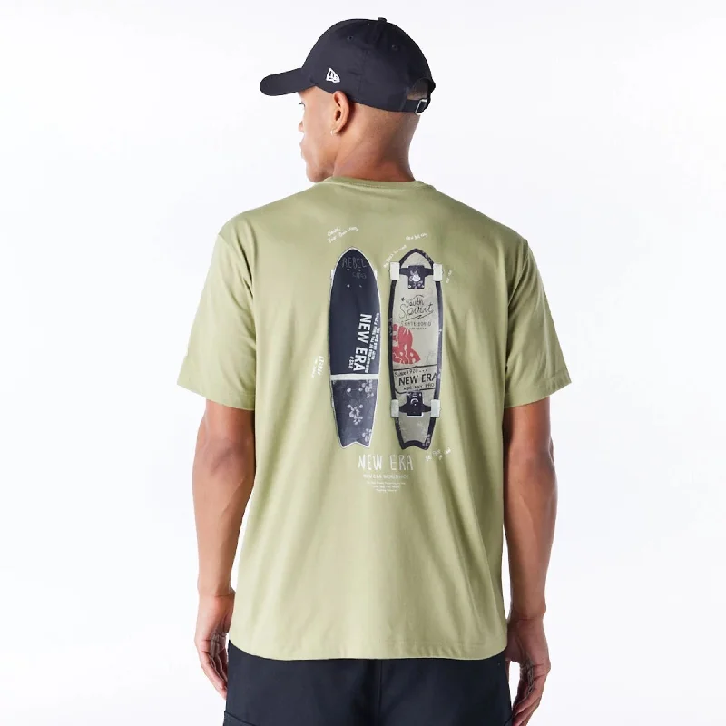 New Era Korea Skateboard Green T-Shirt