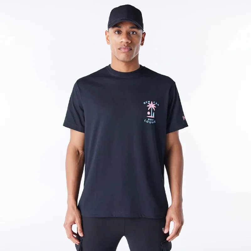 New Era Korea Surf Lounge Black T-Shirt