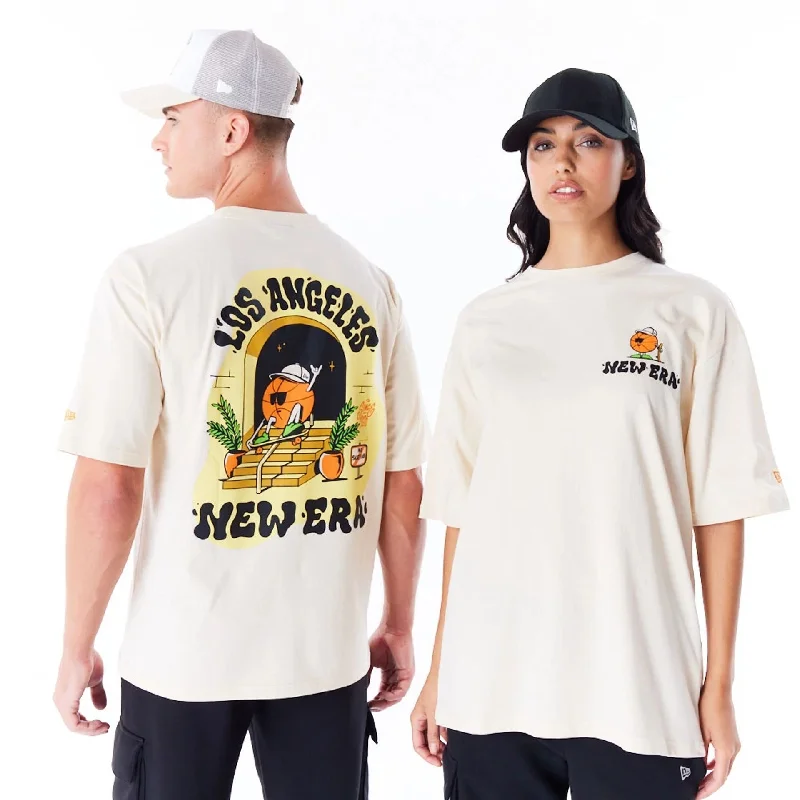 New Era Los Angeles City Graphic Stone Oversized T-Shirt