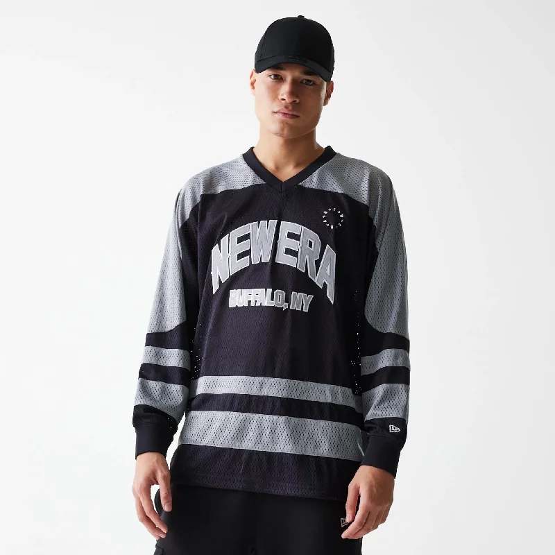 New Era Street Dangle Black Oversized Jersey