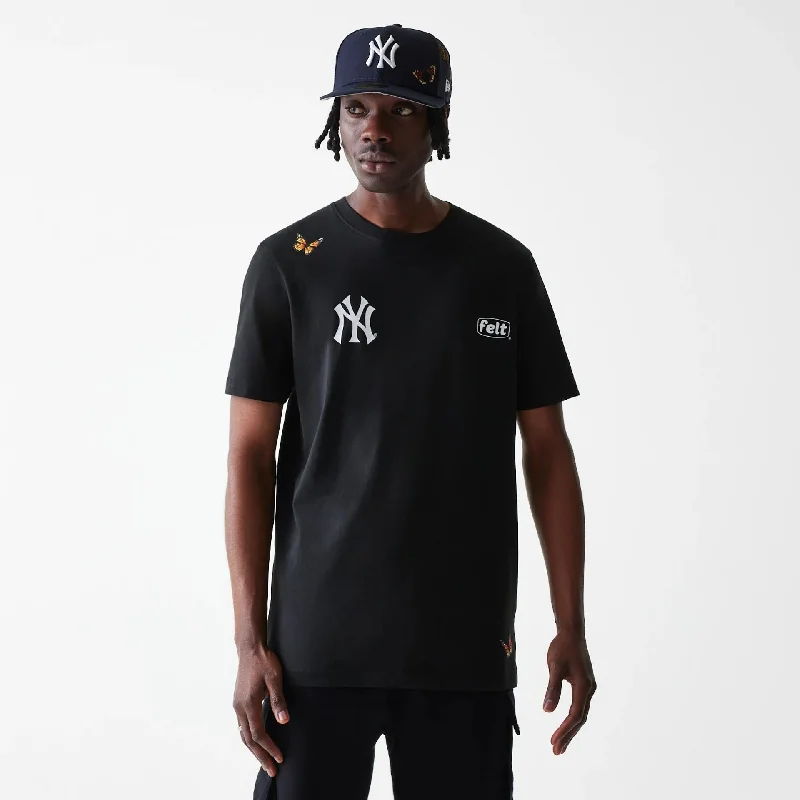 New York Yankees FELT x MLB Black T-Shirt