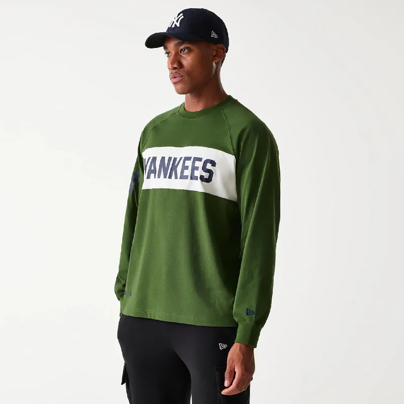 New York Yankees Korea Green Long Sleeve T-Shirt