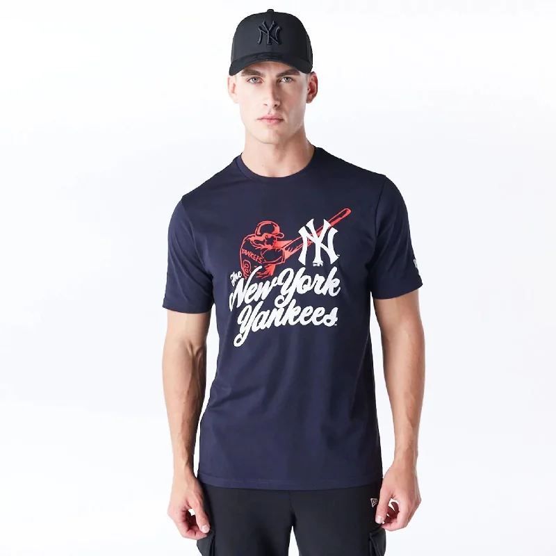 New York Yankees MLB Baseball Graphic Navy T-Shirt