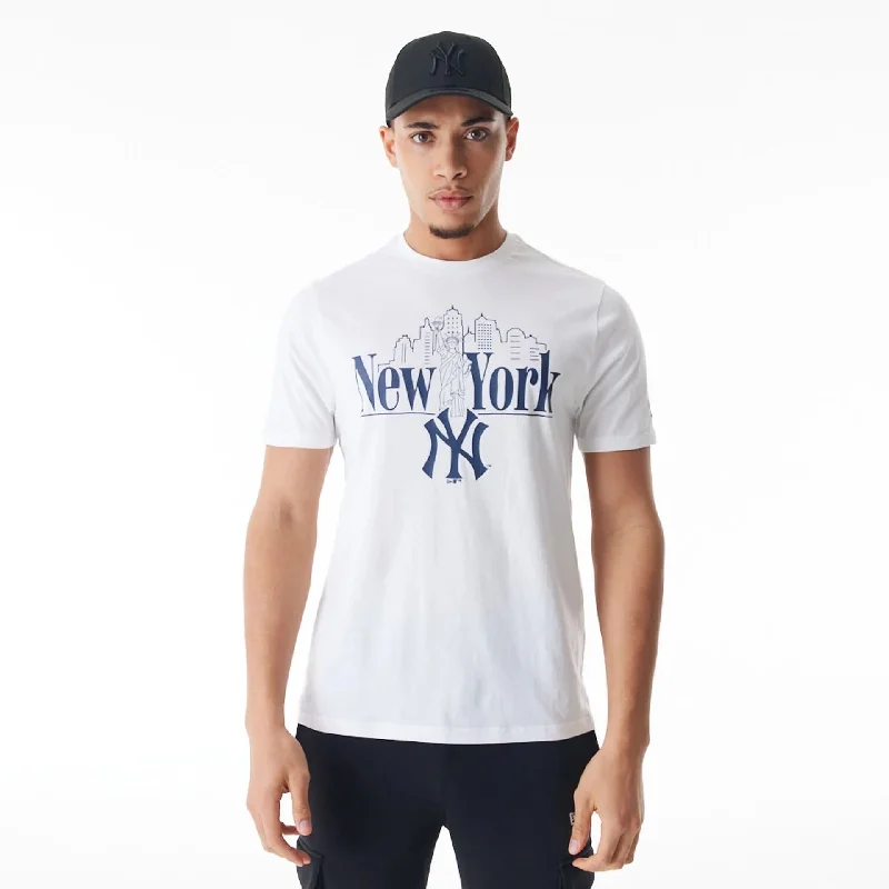 New York Yankees MLB Graphic White T-Shirt