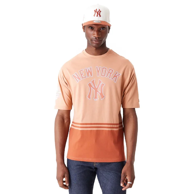 New York Yankees World Series Brown Oversized T-Shirt