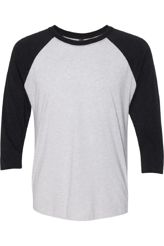 vintage black sleeves/ heather white body