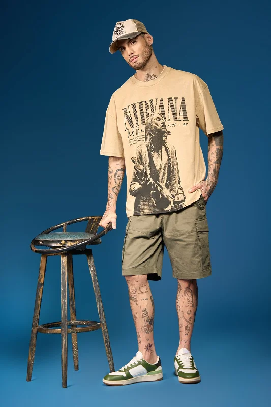 Instant Discount Nirvana Oversized T-shirt