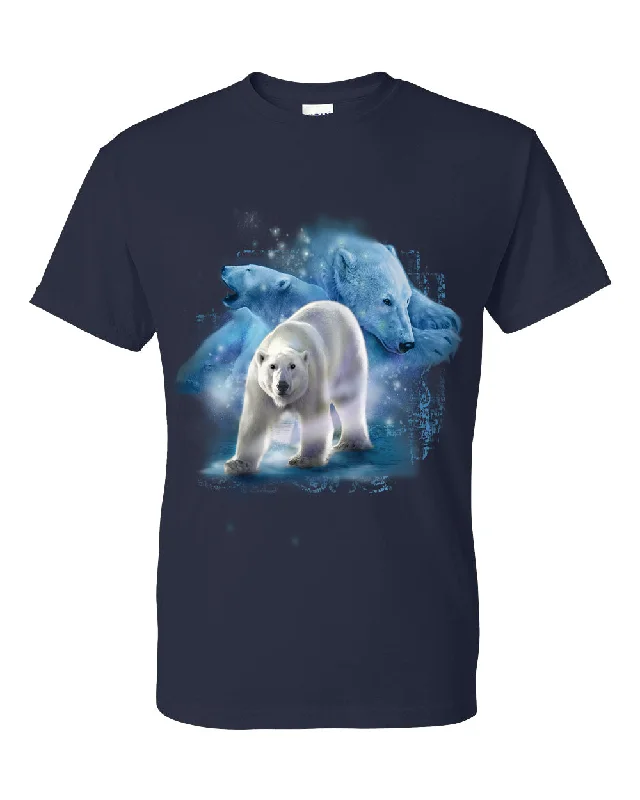 Price Fest Adult Northern King Bear T-Shirt (Polar Bears)