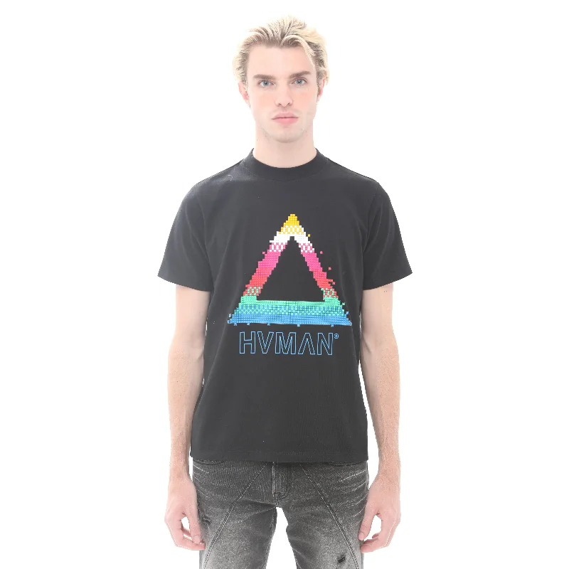 Closeout Novelty Tee "Pixel" In Black