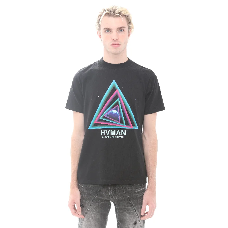 Act Fast Novelty Tee "Warp Speed" In Black