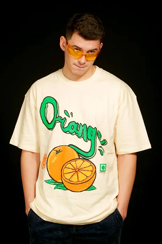 Overstock Orange Oversized T-shirt
