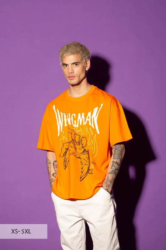 Deal of the Week Orange Wingman Oversized T-Shirt