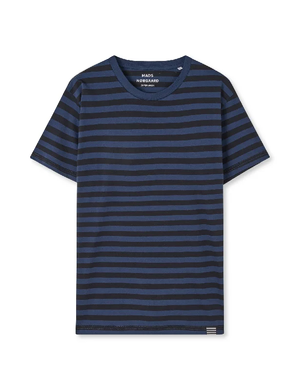 Organic Midi Thor Tee, Navy/Black