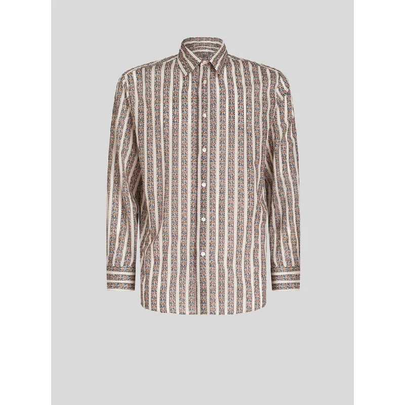 Value Deals OVERSIZE SHIRT WITH TIE PRINT DESIGNS
