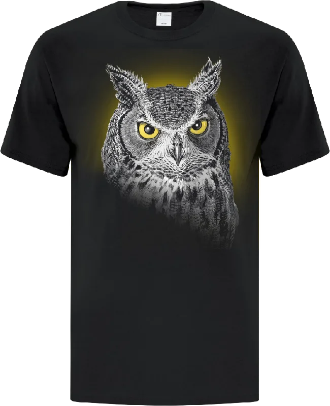 Year-End Sale Adult Owl Portrait T-Shirt