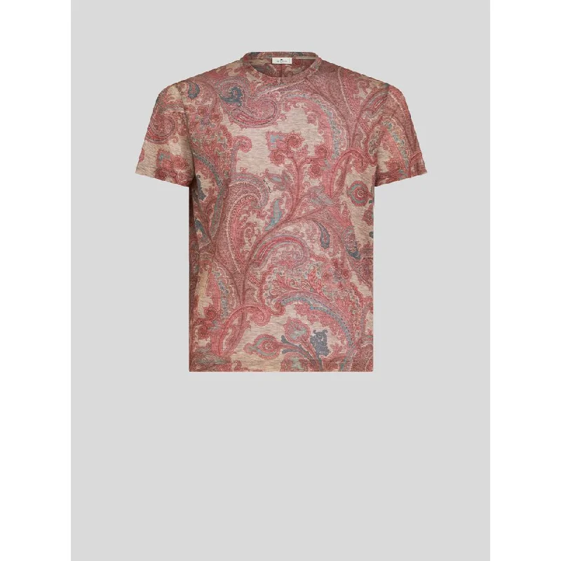Special Discount PAISLEY LYOCELL T-SHIRT