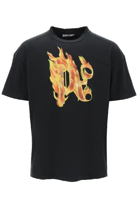 Palm Angels Men's "Burning Monogram T