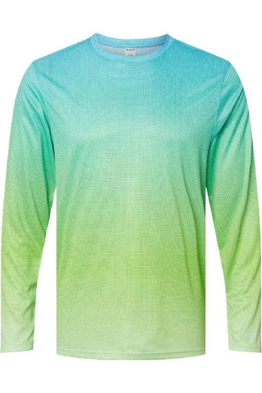 aqua blue/ light lime
