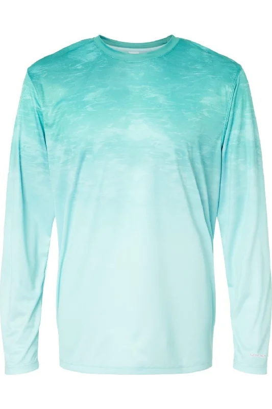 Savings Bonanza Paragon Montauk Oceanic Fade Performance Long Sleeve T-Shirt