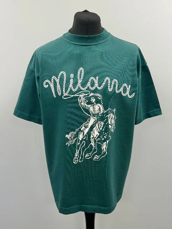 Pine Green Cowgirl Heavyweight T-shirt.