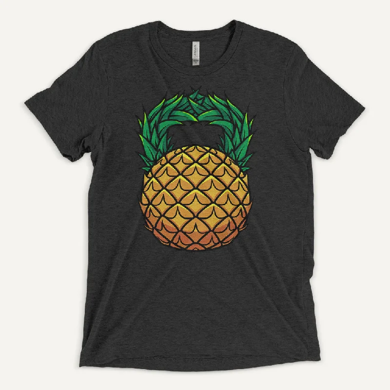 Pineapple Kettlebell Design Men's Triblend T-Shirt