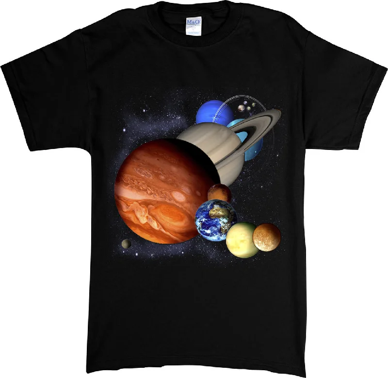 Price Slash Adult Planets T-Shirt