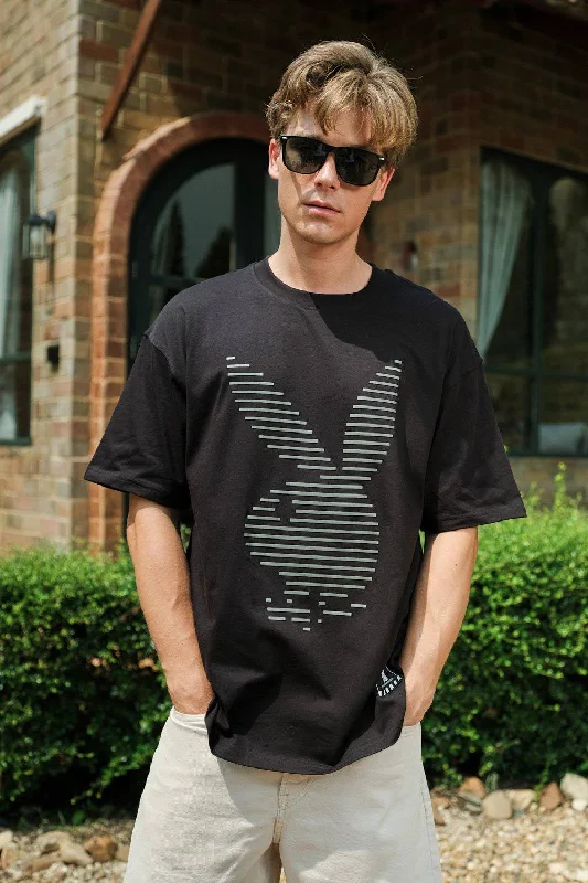Members Only PlayBoy HD Print Oversized T-shirt