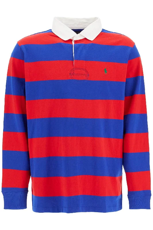 Polo Ralph Lauren Men's Long-Sleeved Striped Polo Shirt For